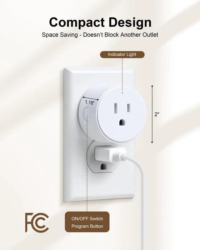 Alt view image 5 of 7 - 3 Independent Remote Control Outlets with Wireless Wall Switch