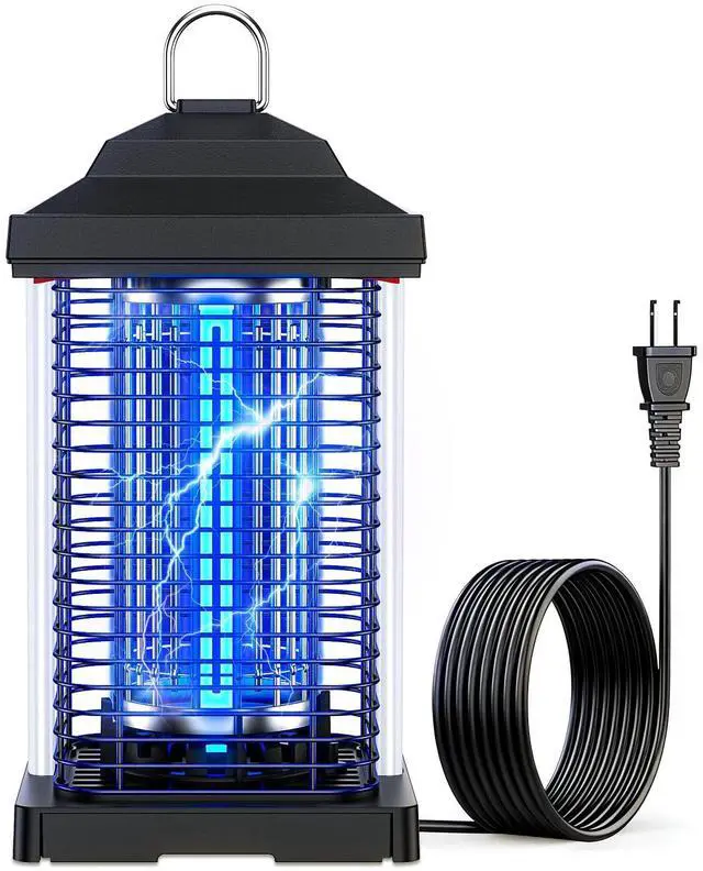 Main image of Bug Zapper Outdoor, Dual Wavelength UV 50000H Lifespan & Dual LED Lamps, 1/2 Acre Coverage, 5 Zaps/Sec, 4200V Electric Mosquito Zapper, IPX4 Waterproof Fly Trap for Indoor Patio Backyard