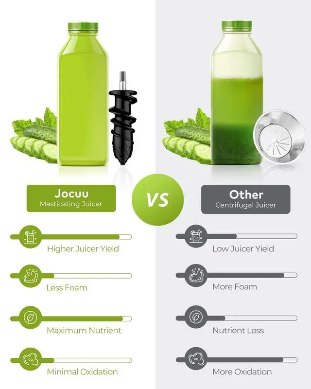 Alt view image 4 of 7 - Juicer, Slow Masticating Juicer Machines Easy to Clean, Soft/Hard Two Speed Quiet Motor Reverse Function Anti-Clogging, Cold Press Juice Extractor with Brush & Recipes