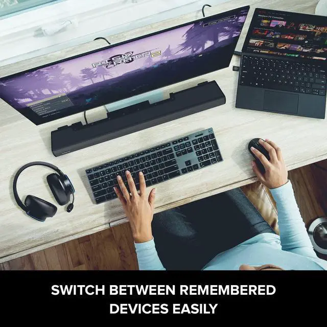 Alt view image 5 of 7 - BT-W5 Smart Bluetooth 5.3 Audio Transmitter with aptX Adaptive, High-Resolution 24-bit / 96 kHz Audio, Device-Switching Function, Works with PC/Mac/Gaming Consoles