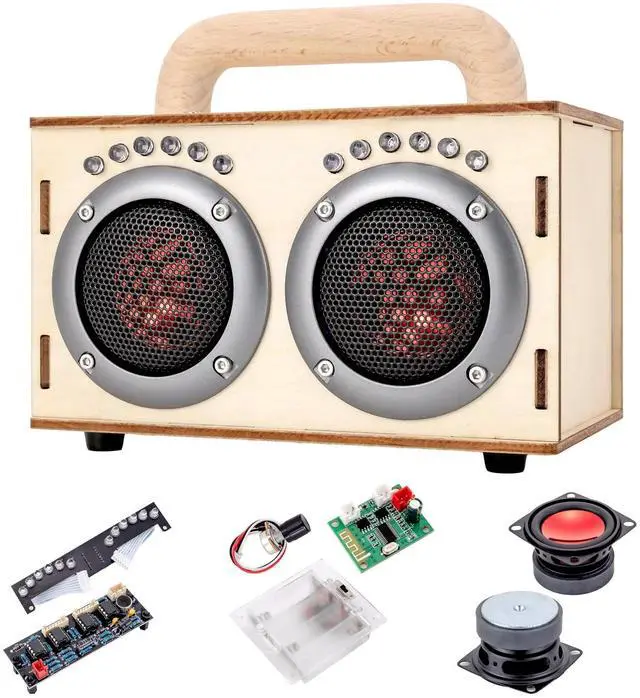 Main image of STEM Projects Kit for Kids & Adults Age 8-12 Build Your Own Wood Bluetooth Speaker DIY Science Experiment Electronics Kit for Boys & Girls 8-13 9 10 14 16, Birthday & Graduation Gift