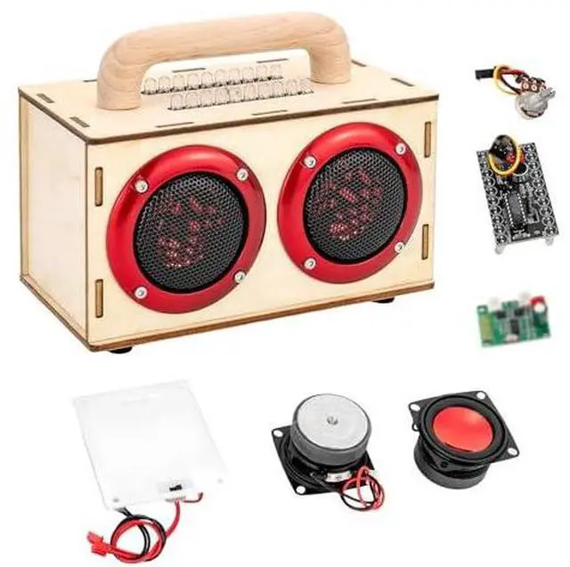 Main image of DIY Bluetooth Speaker Kit with LED Lights & Colored Pencils