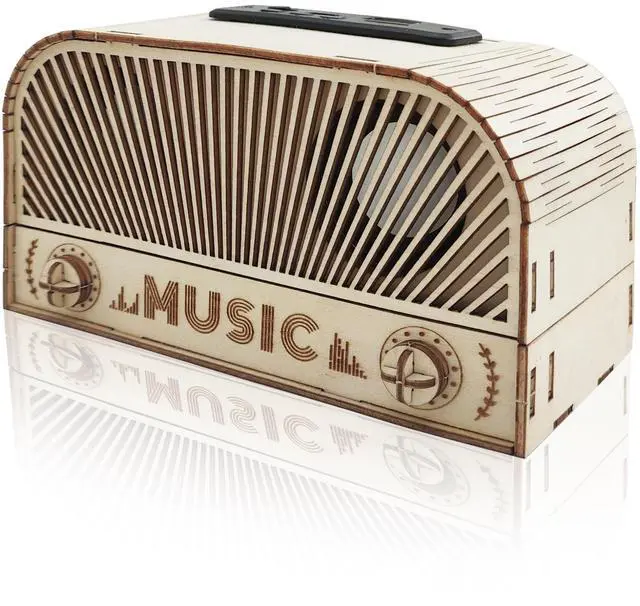 Main image of STEM Kits for Kids Age 12-14, Wooden DIY Bluetooth Speaker Kit Build Your Own with Dual Speakers, Science Gift for Teen Boys Girls Birthday Christmas