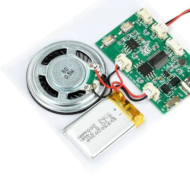Alt view image 6 of 7 - DIY Birthday Cards Music Module 8MB Push Button Activated Sound Module with Speaker,Easy Recording for Personalized Greetings,DIY Projects Holiday Crafts Cards Gifts for Women Men Mom Kids