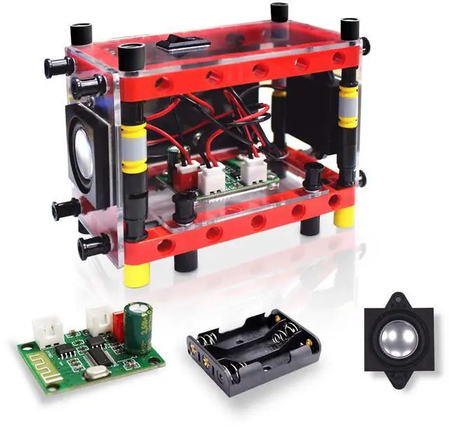 Main image of DIY Bluetooth Speaker Kit Experiment Electronics Kit Gift Circuit Engineering Electronics Project Smartivity Beginner's Starter DIY Set Dual Speakers