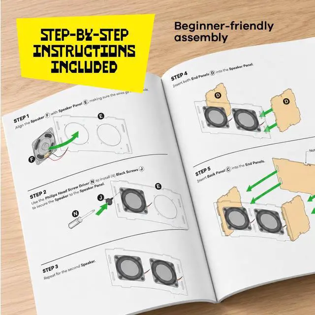 Alt view image 5 of 7 - Wireless Speaker Making Kit - Teen Boy Gifts - Birthday Gifts for 8 9 10 11 12 13 14 Year Old Boy - Toys for 9 Year Old Boys - Cool Stuff Kits for Boys - STEM Toys for Ages 8-13