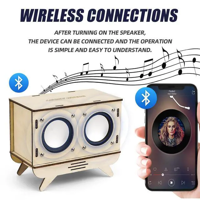 Alt view image 7 of 7 - STEM Projects for Kids & Adults, Bluetooth Speaker Toy Set, DIY Science Experiment Electronics Kit, Beginner's Starter Set, Idea Gifts for Teenage Boy Girl Ages 10 11 12