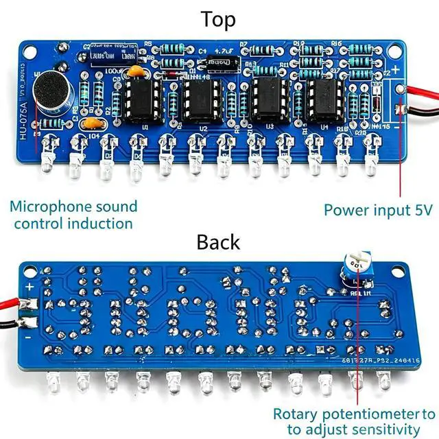 Alt view image 4 of 7 - Bluetooth Speaker DIY Kit Soldering Practice Kit FM Radio Kit 87.5MHZ-108.0MHZ FM Digital Radio DIY Kit Audio Electronic Kits Speaker Soldering Project Kit