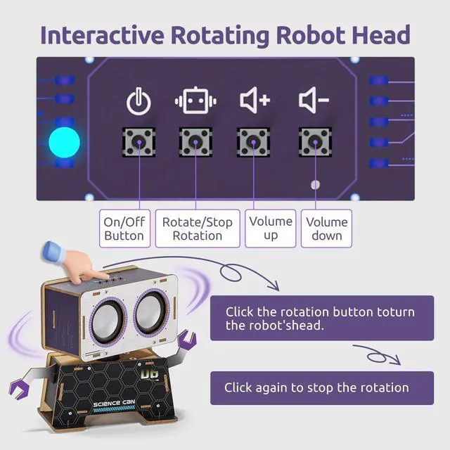 Alt view image 5 of 7 - DIY Bluetooth Speaker Building Kit, STEM Kits for Kids Age 8-10