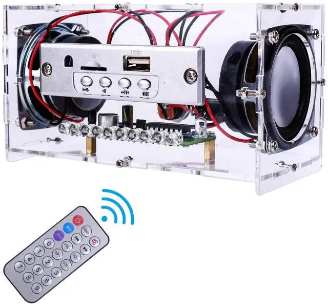 Main image of DIY Bluetooth Speaker Kit with LED Lights, STEM Electronic Project