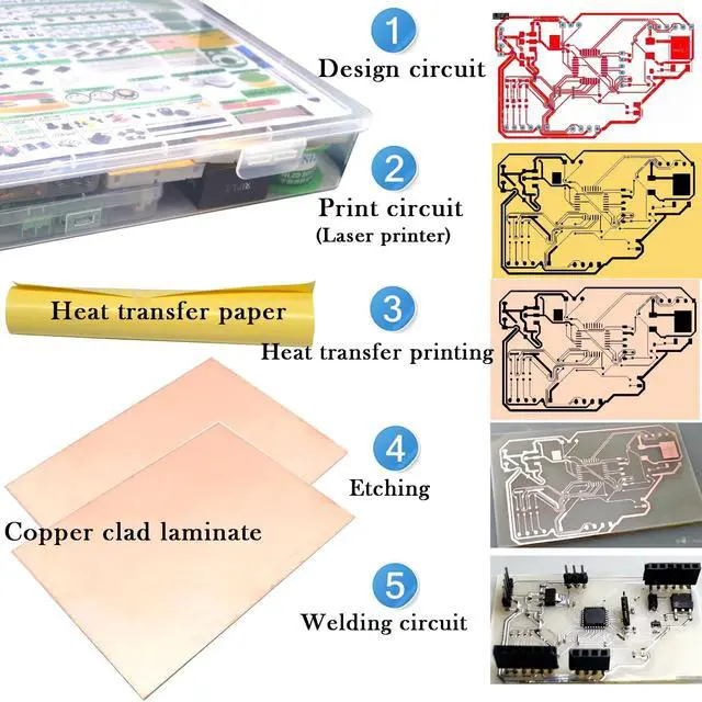 Alt view image 6 of 7 - 2300PCS XXXXL Complete Set DIY Electronics Component Assortment Box Kit,ICPCB,Breadboard,Jumper,Magnifying Glass,Resistors,LED,Triode,Potentiometer,Speakers