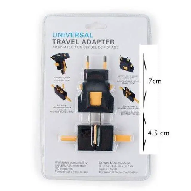 Alt view image 2 of 2 - UL03-A Universal Travel Adapter, Black