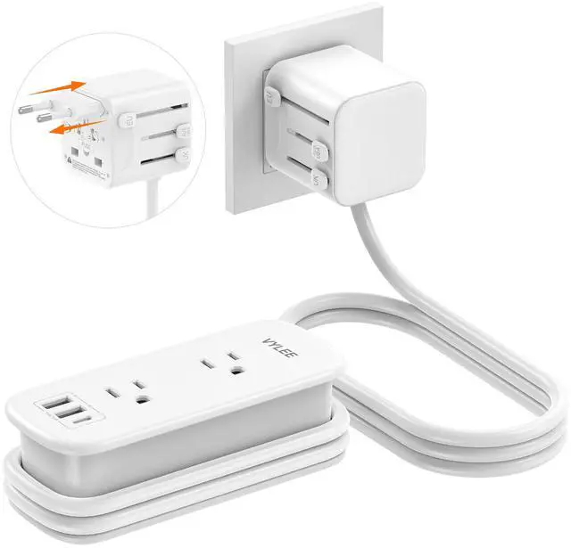 Main image of Universal Travel Adapter with 6FT Extension Cord