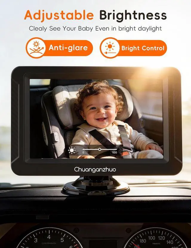 Alt view image 5 of 7 - 1080P Baby Car Camera with HD Night Vision, 3X Zoom, USB/12V Powered, S100C