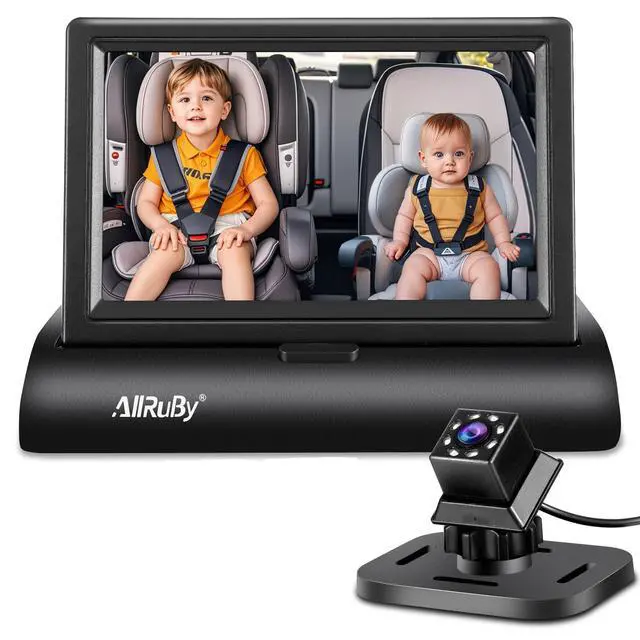 Main image of Baby Car Camera Monitor,Baby car Mirror,for USB/USBC/CigaretteLighter Ports, View Infant in Rear Facing Seat with Wide Clear View,Aimed at Baby-Easily to Observe The Baby's Every Move