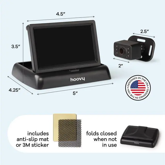 Alt view image 3 of 7 - Baby Car Camera Monitor, HD Real-Time Video, Rear-Facing Safety View, Easy Install