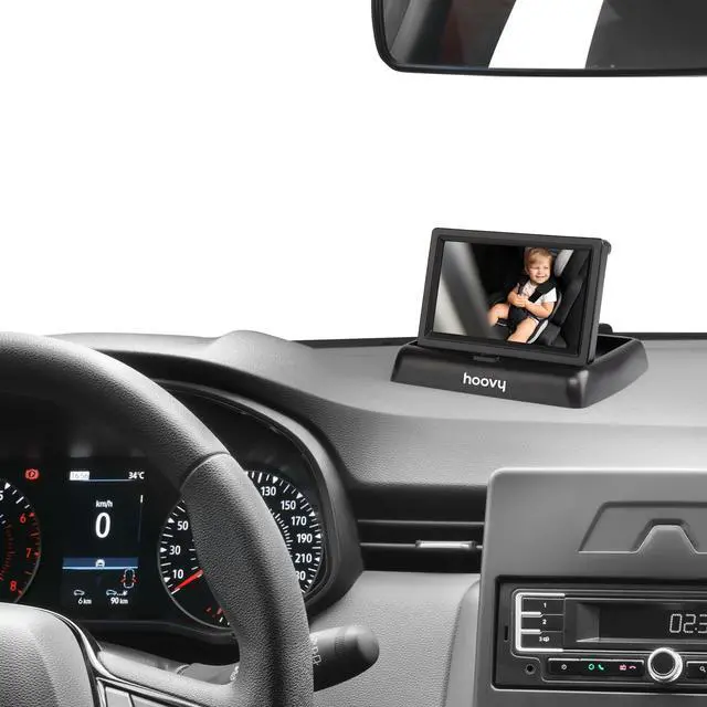 Alt view image 5 of 7 - Baby Car Camera Monitor, HD Real-Time Video, Rear-Facing Safety View, Easy Install
