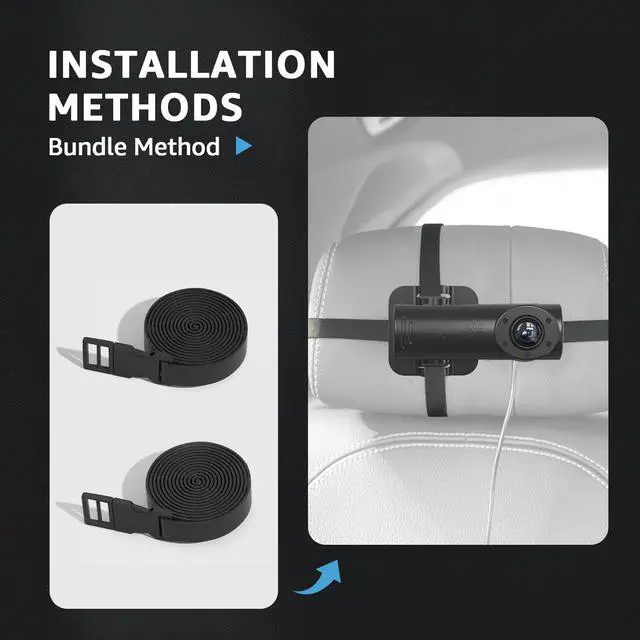 Alt view image 6 of 7 - Baby Car Camera, HD Display Baby Car Mirror with Night Vision Feature, 4.3 inch Baby Car Camera with Monitor Wide Clear View, Backseat Camera Rear Facing to Observe Babys Every Move