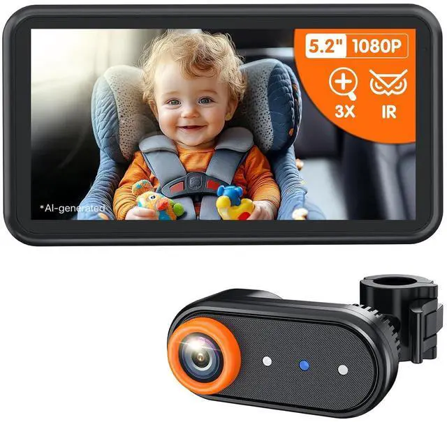 Main image of Baby Car Camera 3X Zoom Monitor
