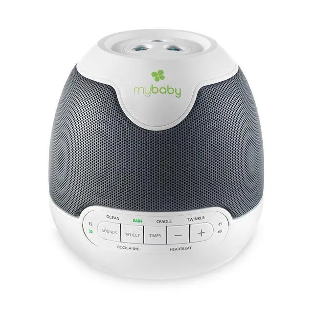 Alt view image 4 of 7 - MyBaby Lullaby Sound Machine & Projector Baby Sleep Machine