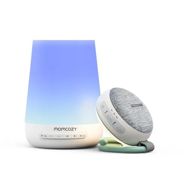 Main image of Baby Sleep Bundle: Portable Sound Machine and App Remote Control White Noise Machine for Sleeping, Baby Registry, Newborn Essentials, Baby Shower Gifts