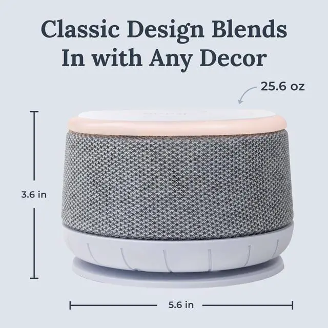 Alt view image 4 of 7 - Dohm Nova White Noise Sound Machine, Better Sleep for Babies & Adults. Includes Night Light, 10 Fan Speeds & Calming Pink Noise for Louder Noise Masking. Noise Canceling for Office Privacy.