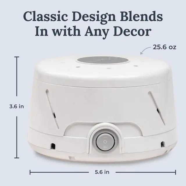 Alt view image 5 of 7 - Dohm Classic (White) The Original White Noise Sound Machine, Soothing Natural Sounds from a Real Fan, Sleep Therapy for Adults & Baby, Noise Cancelling for Office Privacy & Meditation