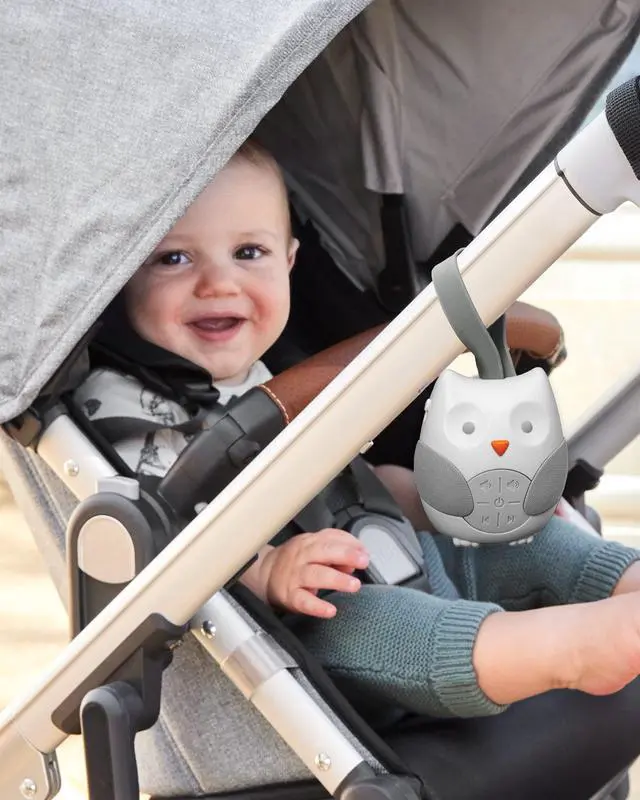 Alt view image 7 of 7 - Portable Baby Sound Machine, Stroll & Go, Owl