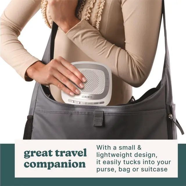 Alt view image 6 of 7 - SoundSleep Rejuvenate White Noise Portable Sleep Machine