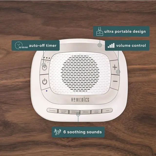 Alt view image 4 of 7 - SoundSleep Rejuvenate White Noise Portable Sleep Machine