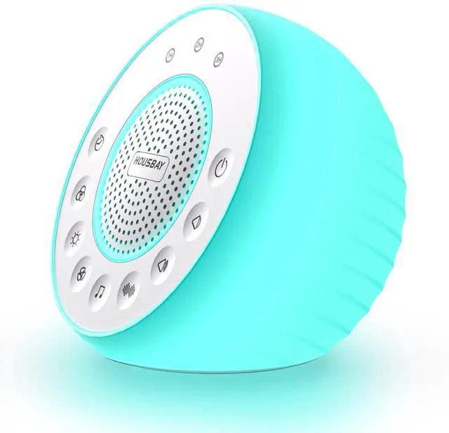 Main image of Glows White Noise Sound Machine, 31 Soothing Sounds, Colored NightLight for Kids & Baby, Small Travel Sleep Machine & Noise Canceling for Sleeping, Relaxation