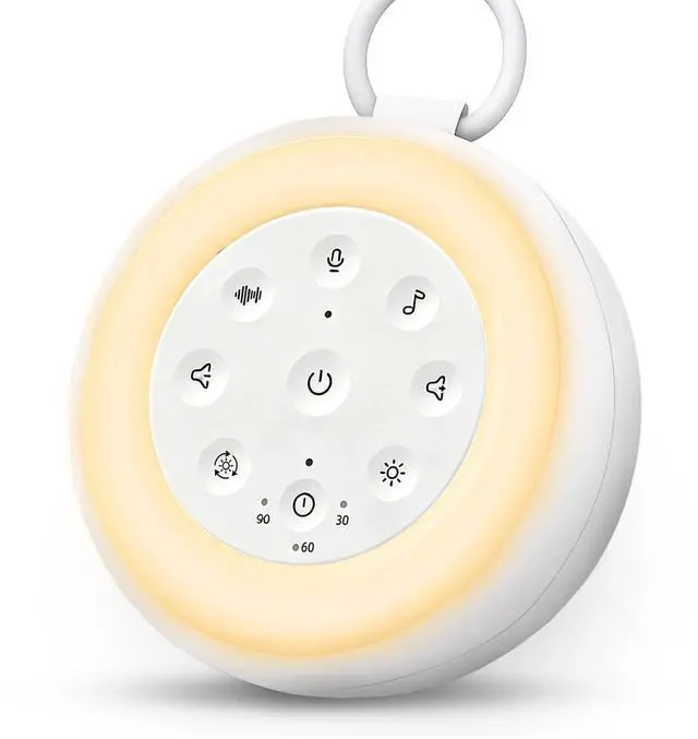 Main image of Portable Baby Sound Machine with Voice Recording & 24 Sleep Sounds
