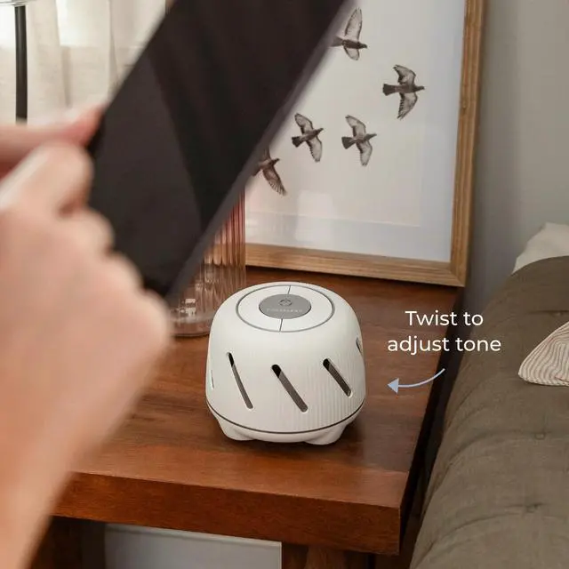 Alt view image 6 of 7 - Dohm Connect, White Noise Sound Machine App-Based Controls, Soothing Sounds from a Real Fan, Sleep Timer & Volume Control, Sleep Therapy, Office Privacy, Travel for Adults & Baby