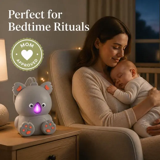 Alt view image 7 of 7 - White Noise Machine for Baby with Bluetooth Speaker | Portable Baby Sound Machine Sleep Soother Music for Nursery & Travel, Soothing Lullabies Non-Looping Sounds, Timer, USB-C Rechargeable