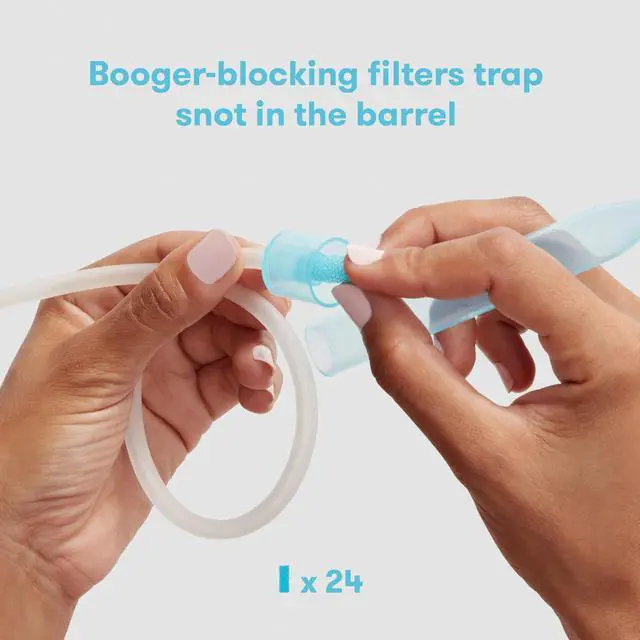Alt view image 3 of 5 - Baby NoseFrida SnotSucker for Baby, Nasal Aspirator for Baby, Nose Sucker Baby Nasal Aspirator for Baby, Congestion Relief with 24 Extra Hygiene Filters