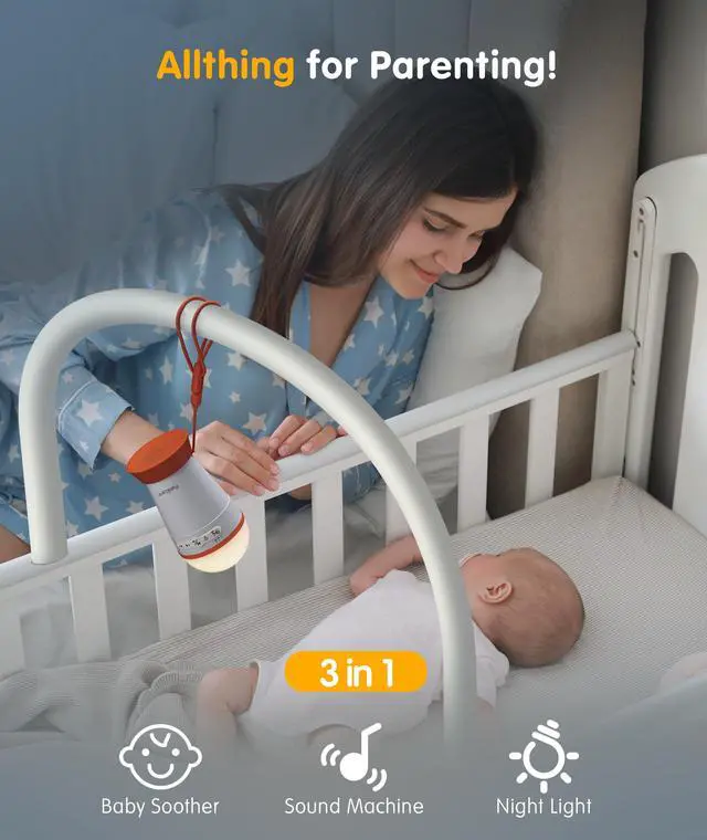 Alt view image 4 of 7 - Sleep Soother Sound Machine - Mom-Like 'Shh!' Sound for Baby