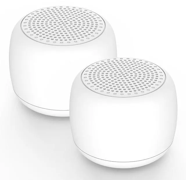 Main image of White Noise Sound Machine for Adults Kids Baby, Mini, 15 Non-looping Sounds, Timer, Memory Function, Easy to Pocket and Travel White 2 Pack