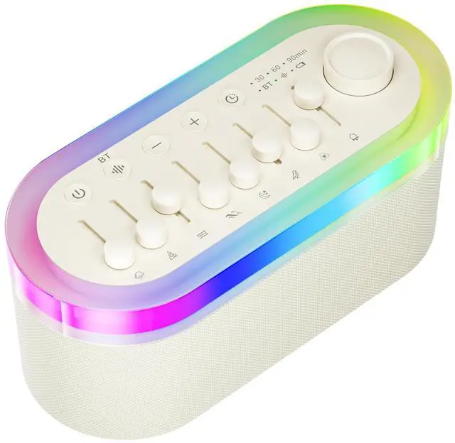 Main image of White Noise Sound Machine for Sleep with 255+ Mixable Sounds & Bluetooth