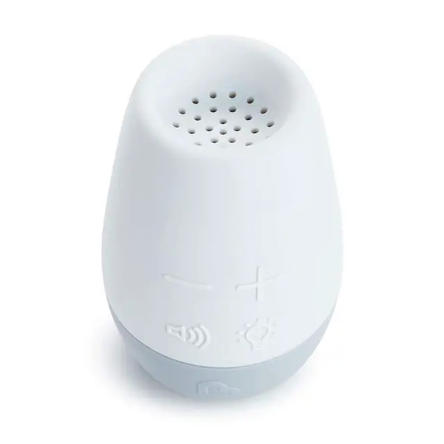 Alt view image 3 of 6 - Shhh White Noise Sound Machine, Baby Sleep Soother with Night Light, Portable for Travel or Nursery, White/Grey