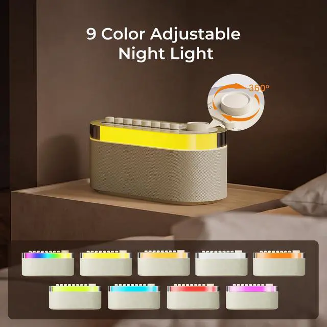 Alt view image 5 of 7 - White Noise Sound Machine for Sleep with 255+ Mixable Sounds & Bluetooth