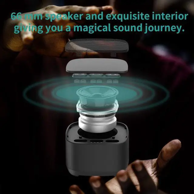 Alt view image 4 of 7 - Sleep Sound White Noise Machine with 40 Natural Soothing Sounds and Memory Function 32 Levels of Volume Powered by AC or USB and Sleep Timer Sound Therapy for Baby Kids Adults (B-Black)