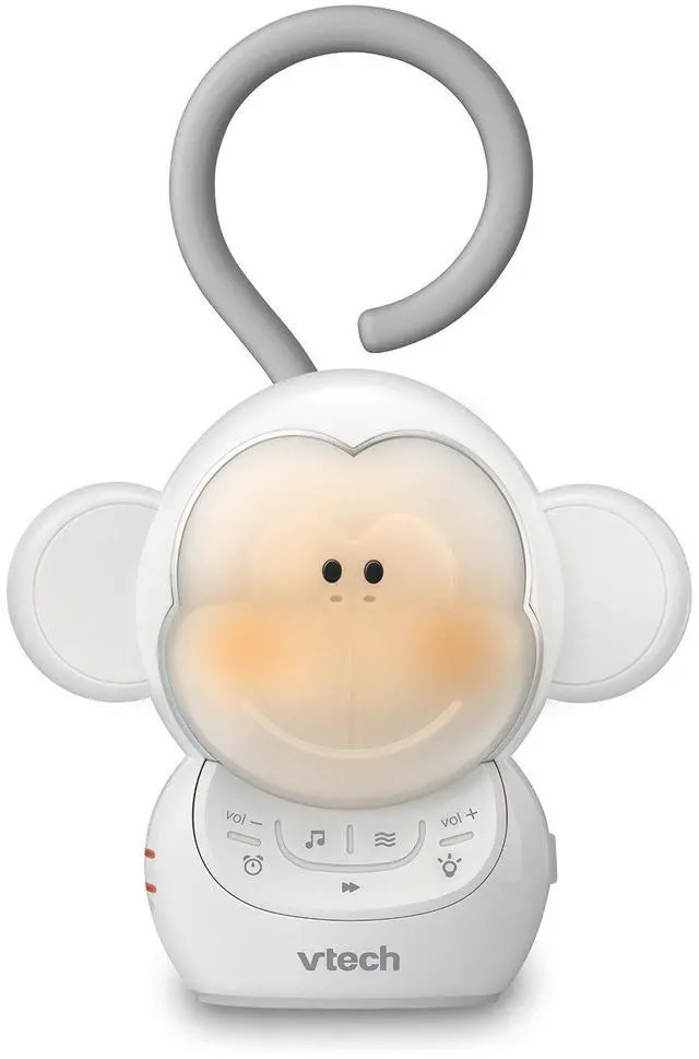 Main image of Communications BC8211 Myla The Monkey Baby Sleep Soother with a White Noise Sound Machine Featuring 5 Soft Ambient Sounds, 5 Calming Melodies & Soft-Glow Night Light, 1 Count (Pack of 1)