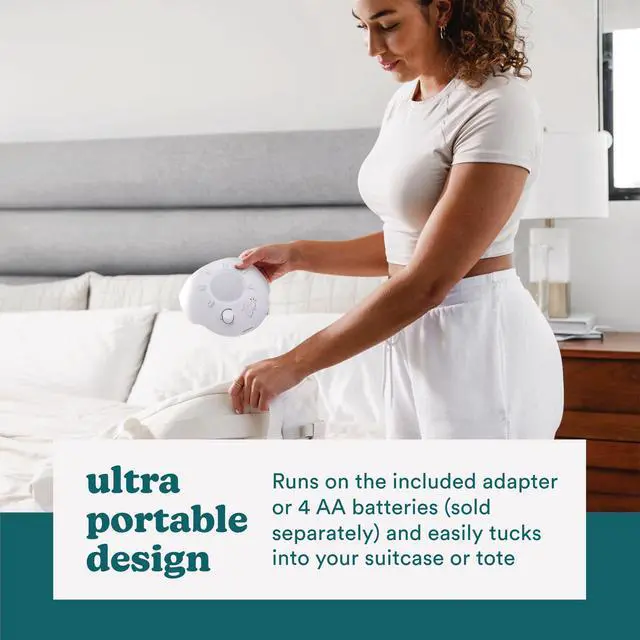 Alt view image 7 of 7 - Sleep Better Portable Sound Machine, Night-Light, Soothing Sounds