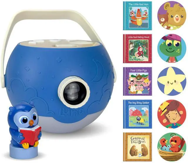 Main image of Kids Book Projector - 5 Read-Aloud Stories, 5 Songs, Night Light & Soothing Dream Music | Children Ages 3+ Storytime Projector for Kids & Toddlers | Educational Toys, Owl