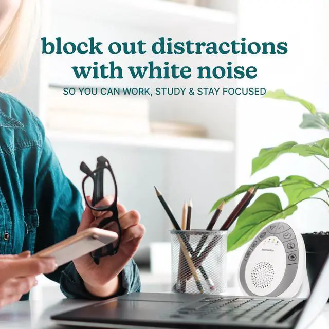 Alt view image 6 of 7 - White Noise Sound Machine, Small Travel Sound Machine