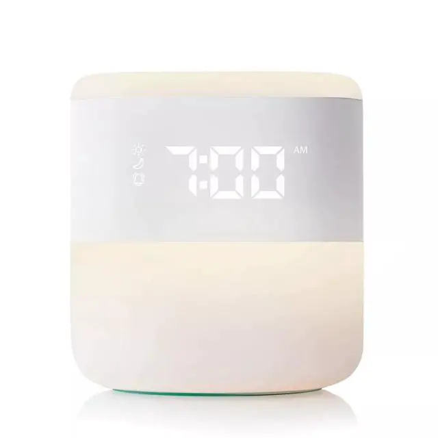 Alt view image 4 of 7 - Baby 3-in-1 Alarm Clock + Sound Machine + Nightlight | Wake Up Light Sunrise Alarm Clock, White Noise Soother, Sleep Trainer, Nursery + Toddler + Kids Bedroom (Bluetooth)