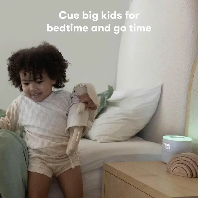 Alt view image 5 of 7 - Baby 3-in-1 Alarm Clock + Sound Machine + Nightlight | Wake Up Light Sunrise Alarm Clock, White Noise Soother, Sleep Trainer, Nursery + Toddler + Kids Bedroom (Bluetooth)