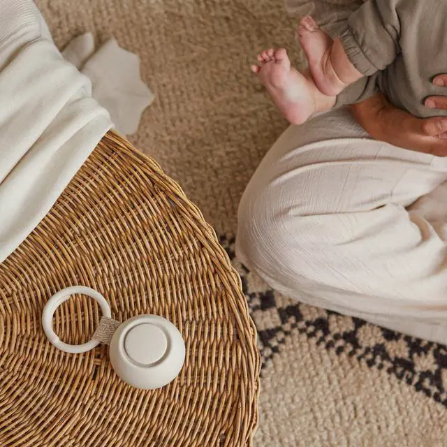 Alt view image 3 of 7 - Go | Portable Sound Machine for Babies and Kids | Sleep Soother | 10 Soothing Sounds | White Noise | Shush | Travel | Registry Gift | Baby Shower | Clips on Stroller | Putty
