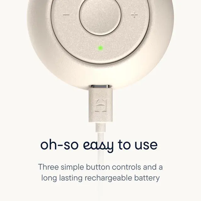 Alt view image 5 of 7 - Go | Portable Sound Machine for Babies and Kids | Sleep Soother | 10 Soothing Sounds | White Noise | Shush | Travel | Registry Gift | Baby Shower | Clips on Stroller | Putty