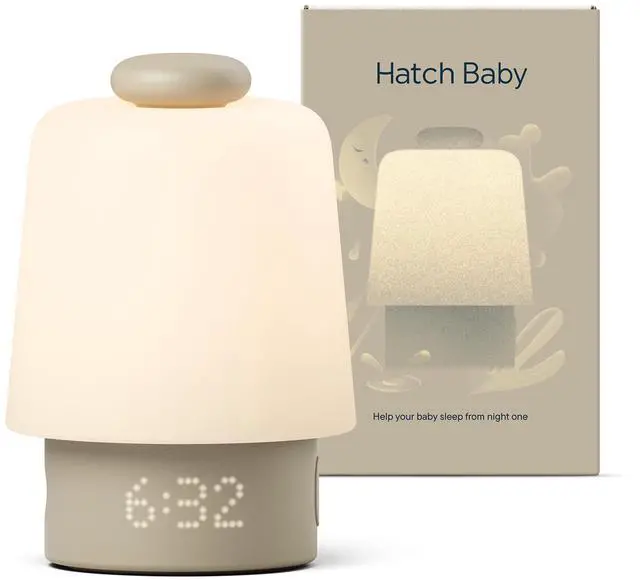 Main image of Sound Machine, Night Light | Sleep Support | Registry Essential, Routine Builder, Time-to-Rise Alarm Clock, White Noise, Nursery Stories, Toddler Kids (Wi-Fi) (Greige)